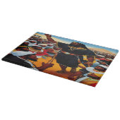 Mozes leidt de mensen uit Egypte snijplank (Hoek)