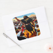 Mozes leidt het volk uit Egyptische Stickers (Envelop)