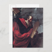 Mozes met de Tablets van de Wet Briefkaart (Voorkant / Achterkant)