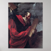 Mozes met de Tablets van de Wet Poster (Voorkant)