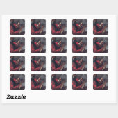 Mozes met de Tablets van de Wet Vierkante Sticker (Vel)