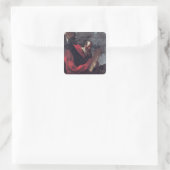 Mozes met de Tablets van de Wet Vierkante Sticker (Tas)
