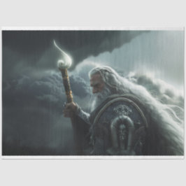 Mozes met Personeel Decoupage Tissuepapier