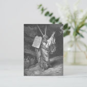 Mozes op de berg Sinai Briefkaart (Staand voorkant)