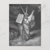 Mozes op de berg Sinai Briefkaart (Voorkant)