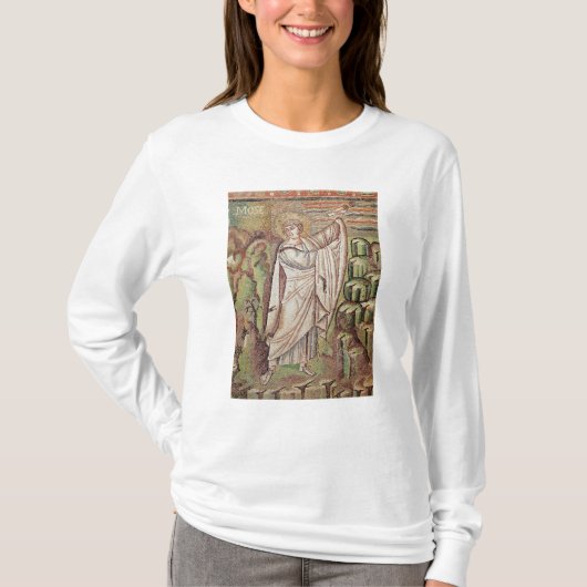 Mozes op de berg Sinai T-shirt (Voorkant)