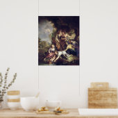 Mozes Opgeslagen uit water Poster (Keuken)