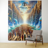 Mozes scheidt de Zeeen Wandkleed (In situ)