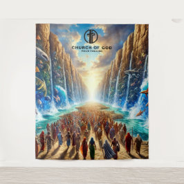 Mozes scheidt de Zeeen Wandkleed