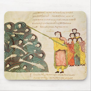 Mozes sluit het Rode Zee op de Egyptenaren Muismat