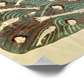 Mozes sluit het Rode Zee op de Egyptenaren Poster (Hoek)