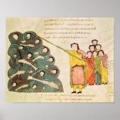 Mozes sluit het Rode Zee op de Egyptenaren Poster (Voorkant)