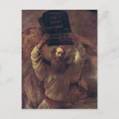 Mozes Smashing Tabletten van de Wet, 1659 Briefkaart (Voorkant)