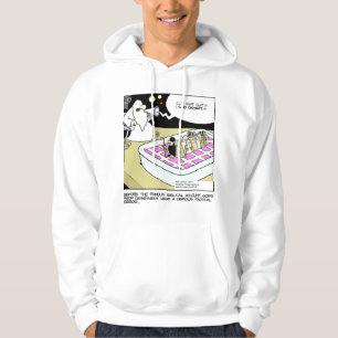 Mozes steekt de woestijn over Grappige Cartoon Hoo Hoodie