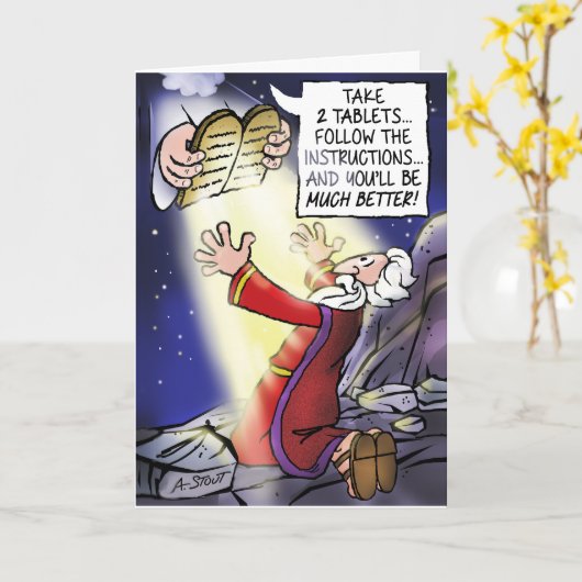 Mozes: "Word beter"! -Kaart Kaart (Gele Bloem)