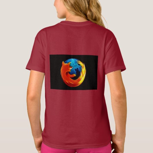 Mozilla Firefox T-shirt (Achterkant)
