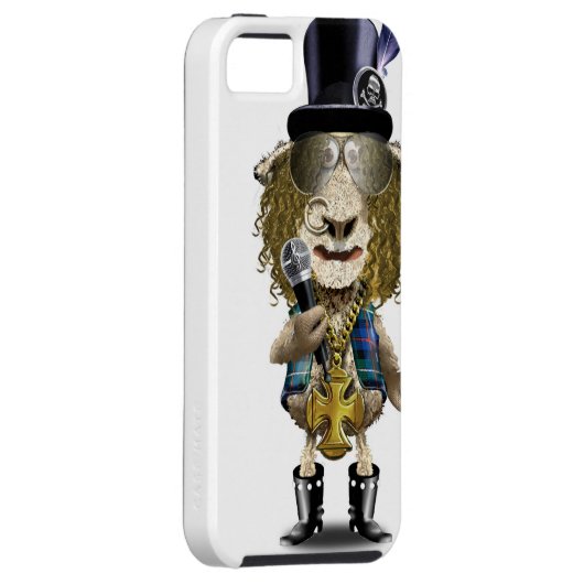 Mozz Mutton a Heavy Metal Rock SHEEP Case-Mate iPhone Case (Back/Rechts)