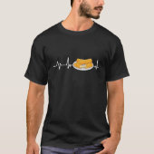 Mozzarella Bar, hartslag Mozzarella Gift T-shirt (Voorkant)