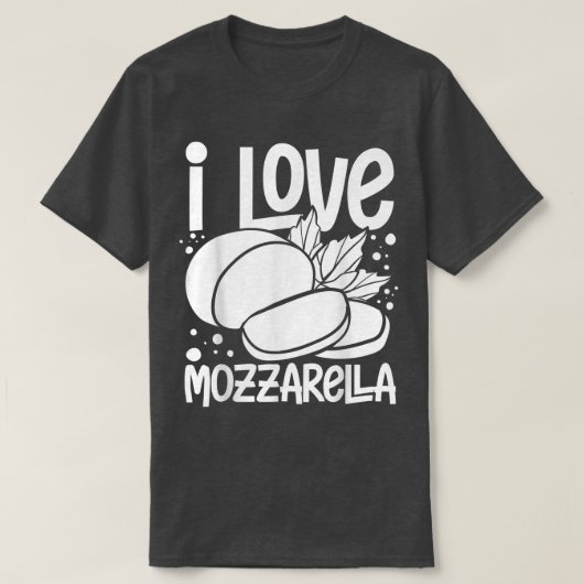 Mozzarella Cheese Recipes Buffalo Italiaans vers 2 T-shirt (Design voorkant)