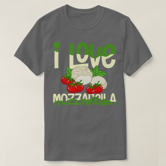 Mozzarella Cheese Recipes Buffalo Italiaans vers P T-shirt (Design voorkant)