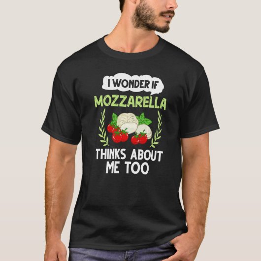 Mozzarella Cheese Recipes Buffalo Italiaans, vers T-shirt (Voorkant)