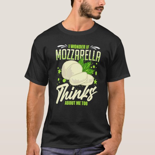 Mozzarella Cheese Recipes Buffalo Italian Fresh 1 T-shirt (Voorkant)