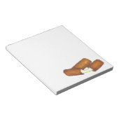 Mozzarella Cheese Sticks Junk Food Foodie Gift Notitieblok (Schuin)