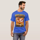 Mozzarella Kaas Sticks Bootleg Rap CD Esthetiek  T-shirt (Voorkant volledig)