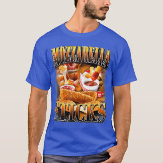 Mozzarella Kaas Sticks Bootleg Rap CD Esthetiek T-shirt