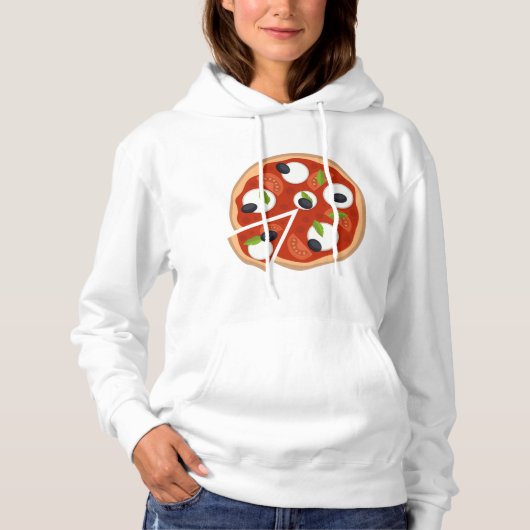 Mozzarella Pizza Hoodie (Voorkant)