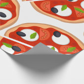 Mozzarella Pizza met Tomaat en Basilicum Cadeaupapier