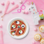 Mozzarella Pizza Papieren Bordje (Feest)