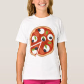 Mozzarella Pizza T-shirt (Voorkant)