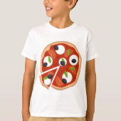 Mozzarella Pizza T-shirt (Voorkant)