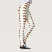 Mozzarella Sticks Cheese Junk Food Foodie Leggings (Rechts)