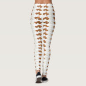 Mozzarella Sticks Cheese Junk Food Foodie Leggings (Achterkant)