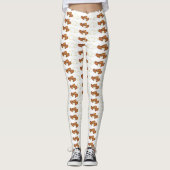Mozzarella Sticks Cheese Junk Food Foodie Leggings (Voorkant)