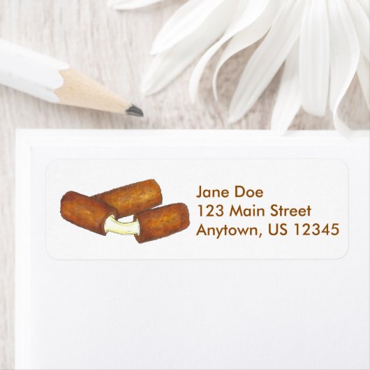 Mozzarella Sticks Cheese Junk Food Labels (Insitu)