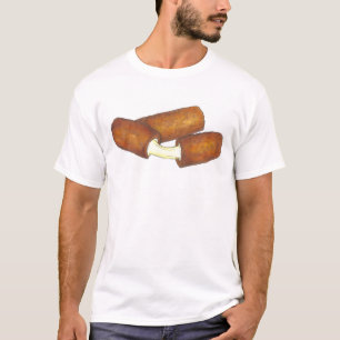 Mozzarella Sticks Cheese Snack Food Foodie T-shirt