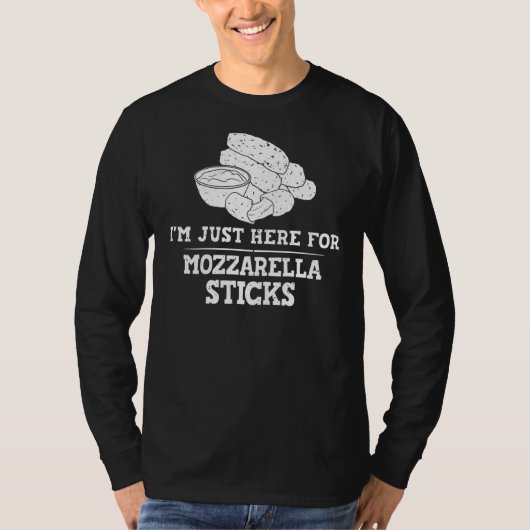 Mozzarella Sticks Cheese Stick Bread T-shirt (Voorkant)