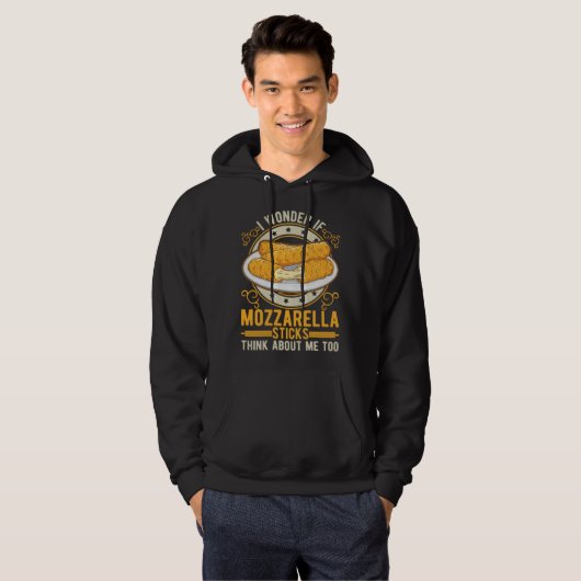 Mozzarella Sticks Cheese Sticks Hoodie (Voorkant volledig)