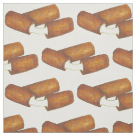 Mozzarella Sticks Fried Snack Food Cheese Fabric Stof