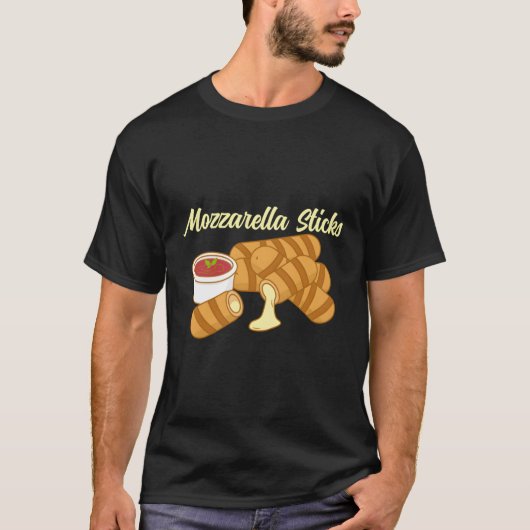 Mozzarella Sticks T-shirt (Voorkant)