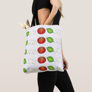 Mozzarella Tomato Basil Italiaans Caprese Salad Fo Tote Bag