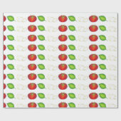 Mozzarella Tomato Basil Italiaanse voedselcaprese Cadeaupapier (Vlak)