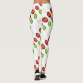 Mozzarella Tomato Basil Italië — Italiaanse voedse Leggings (Achterkant)