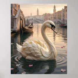 Mozzarella Zwanenmeer Poster