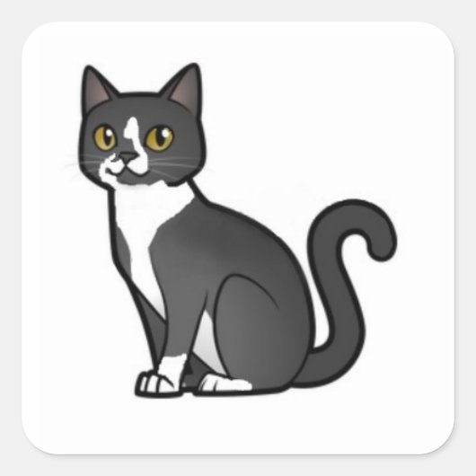 Mozzie Cat Sticker (Voorkant)