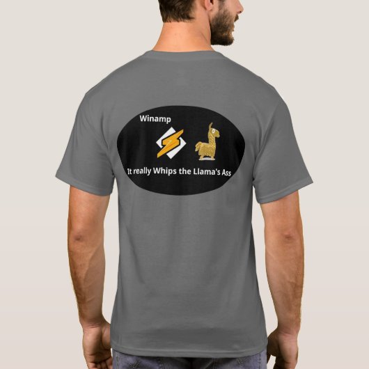 MP3 Llama T-shirt (Achterkant)