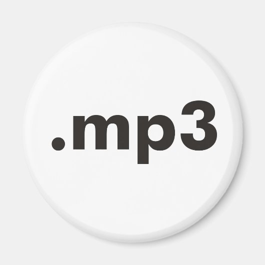 MP3 producten & design! Magneet (Voorkant)
